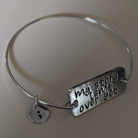 My Story Isn't Over Yet Bangle - Picture 2 of 2